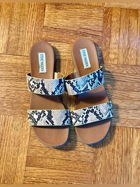 Steve Madden Snake Print Darrow Sandals